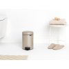 NewIcon Pedal Bin, 3L Metallic Gold 8710755304408 Brabantia 300dpi 2000x2000px 9 NR 24344