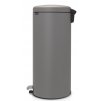 NewIcon Pedal Bin, 30L Mineral Concrete Grey 8710755119187 Brabantia 1000x1000px 7 NR 12563