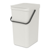 Koš Sort&Go 16L světle šedá