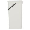 Koš Sort&Go 40L světle šedá
