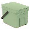 Koš Sort&Go 6L světle zelená