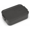 Make & Take Lunch Box, Medium, Plastic Dark Grey 8710755202520 Brabantia 300dpi 2000x2000px 9 NR 27884