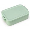 Make & Take Lunch Box, Medium, Plastic Jade Green 8710755202605 Brabantia 300dpi 2000x2000px 9 NR 27898