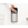 Bo Waste Bin, 4L Matt Steel Fingerprint Proof 8710755222849 Brabantia 300dpi 2000x2000px 9 NR 30322
