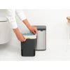 Bo Waste Bin, 4L Matt Steel Fingerprint Proof 8710755222849 Brabantia 300dpi 2000x2000px 9 NR 30324