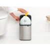 Bo Waste Bin, 4L Matt Steel Fingerprint Proof 8710755222849 Brabantia 300dpi 2000x2000px 9 NR 30325