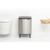Bo Waste Bin Hi, 12L Matt Steel Fingerprint Proof 8710755227264 Brabantia 300dpi 2000x2000px 9 NR 30478