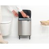 Bo Waste Bin Hi, 12L Matt Steel Fingerprint Proof 8710755227264 Brabantia 300dpi 2000x2000px 9 NR 30471