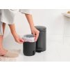 NewIcon Pedal Bin, 3L Confident Grey 8710755233449 Brabantia 96dpi 2000x2000px 9 NR 37428