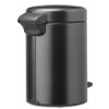 NewIcon Pedal Bin, 3L Confident Grey 8710755233449 Brabantia 96dpi 2000x2000px 9 NR 36785