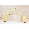 NewIcon Pedal Bin, 3, 5, 12, 20 and 30 litre, Soft Closing, Plastic Inner Bucket Mellow Yellow 96dpi 2000x2000px 9 NR 35506