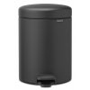 NewIcon Pedal Bin, 5L Mineral Infinite Grey 8710755200489 Brabantia 96dpi 2000x2000px 9 NR 35819