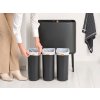 Bo Touch Bin, 3 x 11L Confident Grey 8710755233586 Brabantia 96dpi 2000x2000px 9 NR 37466
