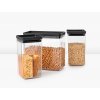 Tasty+ Stackable Canister, Set of 3 Dark Grey 8710755230707 Brabantia 96dpi 2000x2000px 9 NR 35021