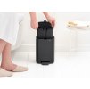 Bo Pedal Bin, 4L Matt Black 8710755237805 Brabantia 96dpi 2000x2000px 9 NR 49330