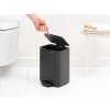 Bo Pedal Bin, 4L Mineral Infinite Grey 8710755237904 Brabantia 96dpi 2000x2000px 9 NR 49350