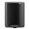 Bo Pedal Bin, 12L Matt Black 8710755238000 Brabantia 96dpi 2000x2000px 9 NR 49550