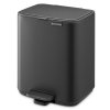 Bo Pedal Bin, 7L Mineral Infinite Grey 8710755237980 Brabantia 96dpi 2000x2000px 9 NR 49598