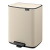 Bo Pedal Bin, 12L Soft Beige 8710755238024 Brabantia 96dpi 2000x2000px 9 NR 49647