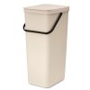 Sort & Go Waste Bin, 40L Soft Beige 8710755251788 Brabantia 96dpi 2000x2000px 9 NR 53759