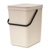 Sort & Go Waste Bin, 25L Soft Beige 8710755251764 Brabantia 96dpi 2000x2000px 9 NR 53755