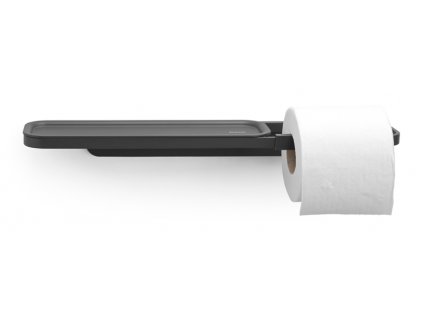 MindSet Toilet Roll Holder with Shelf Mineral Infinite Grey 8710755303128 Brabantia 96dpi 1000x1000px 7 NR 26866