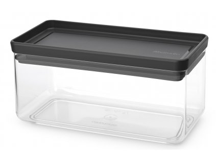 Tasty+ Stackable Canister, 1.5L Dark Grey 8710755229923 Brabantia 96dpi 2000x2000px 9 NR 35062