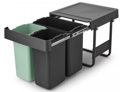 Sort&Go Built in Bin, 10+10+20L Dark Grey 8710755232541 Brabantia 96dpi 2000x2000px 9 NR 34742