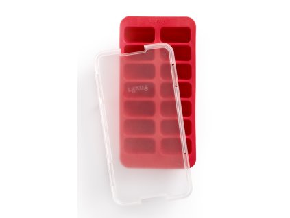 Rectangular ice cube tray with lid Red 8710755882388 Lākuā 96dpi 2000x2000px 9 NR 33321