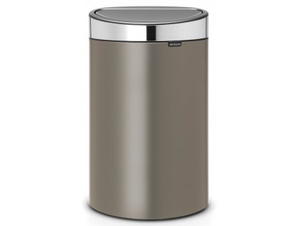 Touch Bin NEW 40L Platinová veko mat