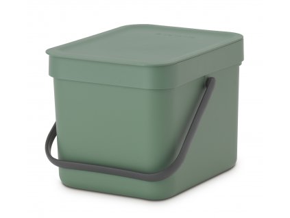 Sort & Go Waste Bin, 6L Fir Green 8710755129841 Brabantia 300dpi 3888x5184px 6 NR 21372