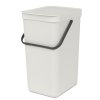 Sort & Go Waste Bin, 16L Light Grey 8710755213465 Brabantia 96dpi 1000x1000px 7 NR 25853