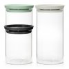 Stackable Glass Jars Set of 3 Pcs Mixed 8710755100550 Brabantia 96dpi 1000x1000px 7 NR 25692