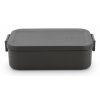Make & Take Lunch Box, Medium, Plastic Dark Grey 8710755202520 Brabantia 300dpi 2000x2000px 9 NR 27886