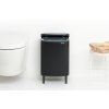 Bo Waste Bin Hi, 12L Matt Black 8710755227226 Brabantia 300dpi 2000x2000px 9 NR 30461
