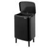 Bo Waste Bin Hi, 12L Matt Black 8710755227226 Brabantia 300dpi 2000x2000px 9 NR 30743