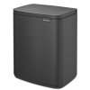 Bo Waste Bin, 12L Mineral Infinite Grey 8710755233746 Brabantia 96dpi 2000x2000px 9 NR 35838