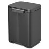 Bo Waste Bin, 4L Mineral Infinite Grey 8710755233708 Brabantia 96dpi 2000x2000px 9 NR 35824