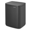 Bo Waste Bin, 7L Mineral Infinite Grey 8710755233722 Brabantia 96dpi 2000x2000px 9 NR 35830