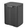 Bo Waste Bin, 7L Mineral Infinite Grey 8710755233722 Brabantia 96dpi 2000x2000px 9 NR 35832
