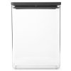 Tasty+ Stackable Canister, 5.4L Dark Grey 8710755229985 Brabantia 96dpi 2000x2000px 9 NR 35067