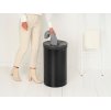 Laundry Bin, 60L, Plastic Lid Matt Black 8710755242380 Brabantia 96dpi 2000x2000px 9 NR 34824