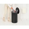 Laundry Bin, 60L, Plastic Lid Matt Black 8710755242380 Brabantia 96dpi 2000x2000px 9 NR 34825