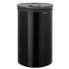 Laundry Bin, 60L, Plastic Lid Matt Black 8710755242380 Brabantia 96dpi 2000x2000px 9 NR 34830