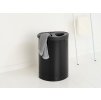 Laundry Bin, 55L, Selector Matt Black 8710755242366 Brabantia 96dpi 2000x2000px 9 NR 34819