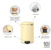 NewIcon Pedal Bin, 20L Mellow Yellow 8710755233821 Brabantia 96dpi 2000x2000px 9 NR 38286