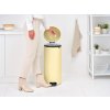 NewIcon Pedal Bin, 30L Mellow Yellow 8710755233845 Brabantia 96dpi 2000x2000px 9 NR 35525