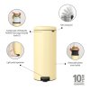 NewIcon Pedal Bin, 30L Mellow Yellow 8710755233845 Brabantia 96dpi 2000x2000px 9 NR 36256