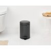NewIcon Pedal Bin, 3L Mineral Infinite Grey 8710755200465 Brabantia 96dpi 2000x2000px 9 NR 35759