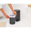 NewIcon Pedal Bin, 3L Mineral Infinite Grey 8710755200465 Brabantia 96dpi 2000x2000px 9 NR 35763